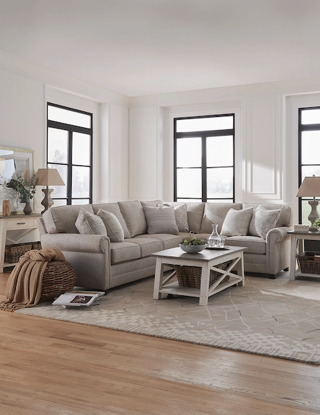 Bentley Sectional King Hickory